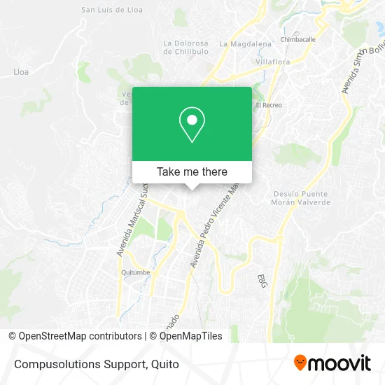 Compusolutions Support map