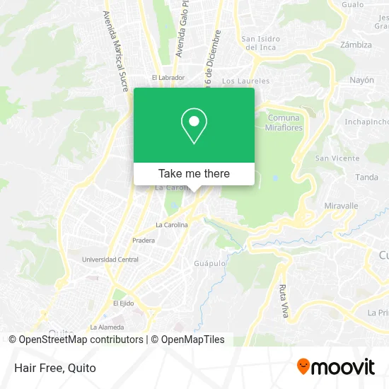 Hair Free map