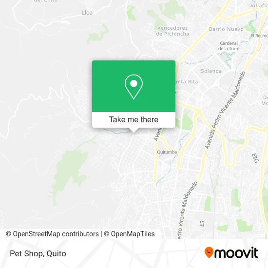 Pet Shop map