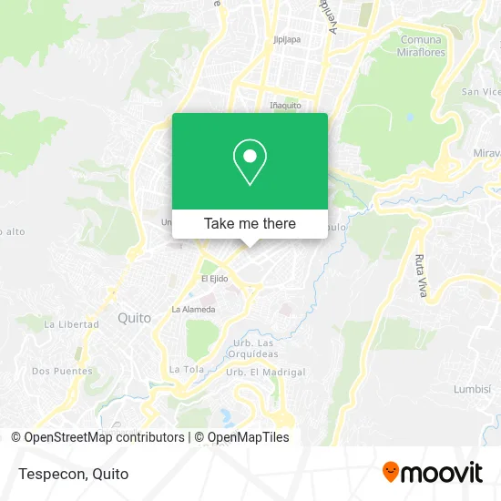 Tespecon map