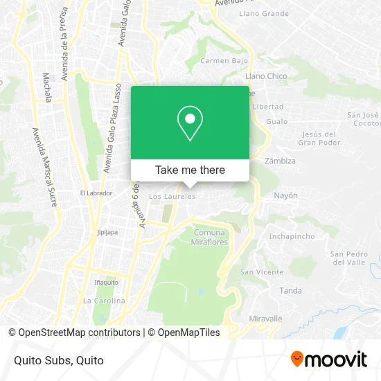 Quito Subs map