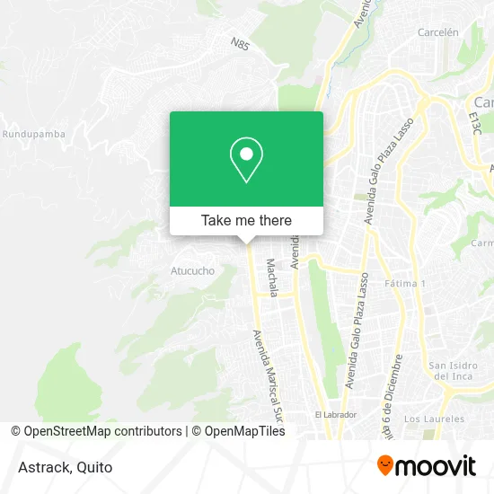 Astrack map