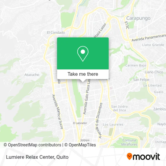 Lumiere Relax Center map