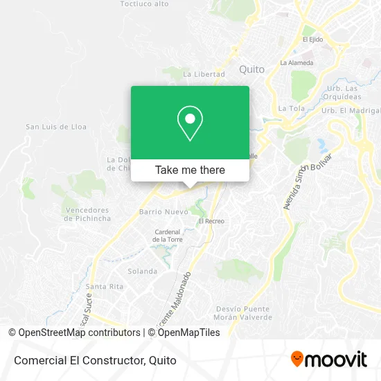 Comercial El Constructor map