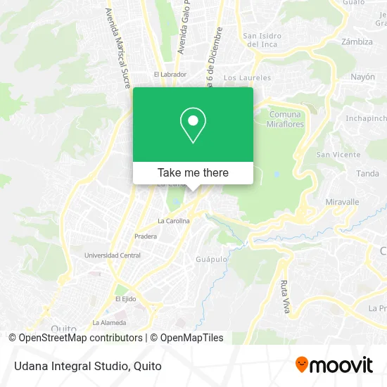 Udana Integral Studio map