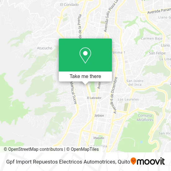 Gpf Import Repuestos Electricos Automotrices map