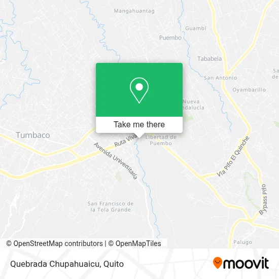 Quebrada Chupahuaicu map