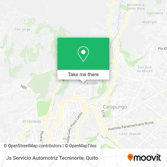 Js Servicio Automotriz Tecninorte map