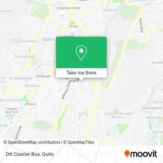 Dtt Courier Box map