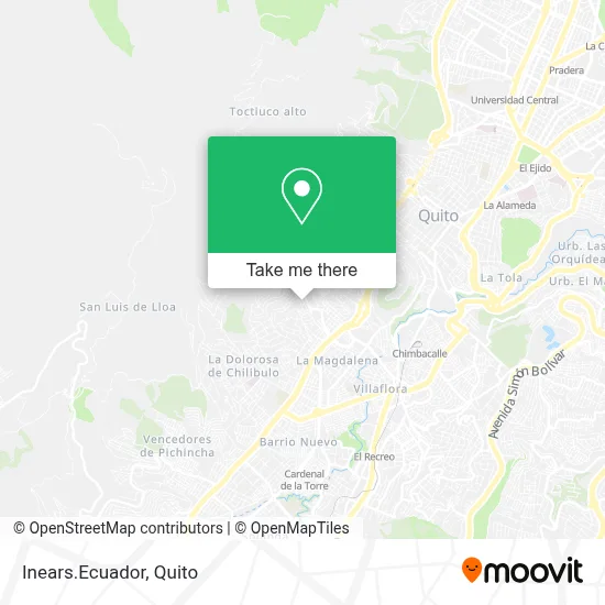 Inears.Ecuador map