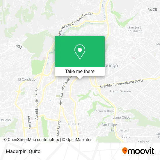 Maderpin map
