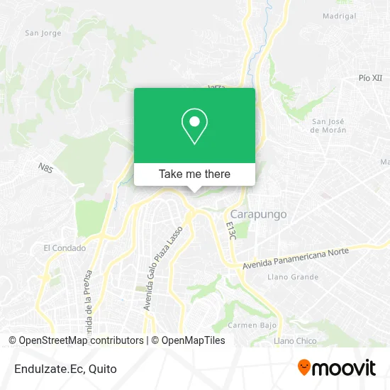Endulzate.Ec map