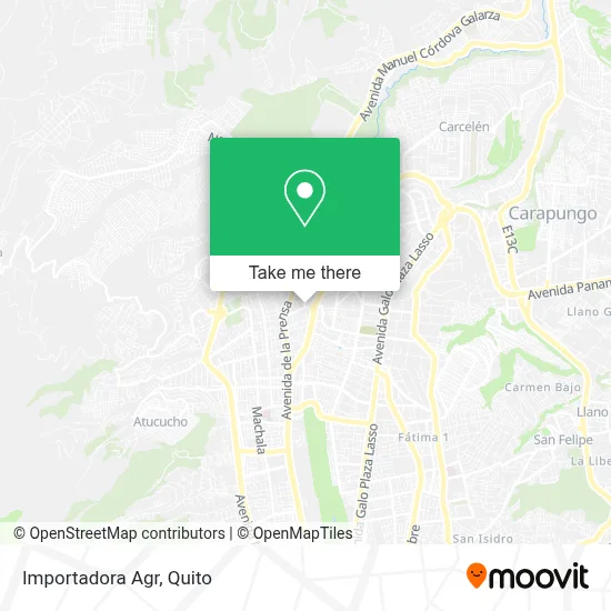 Importadora Agr map