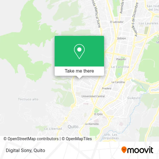 Digital Sony map