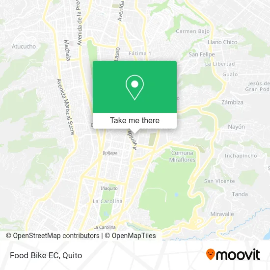 Food Bike EC map