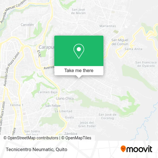 Tecnicentro Neumatic map