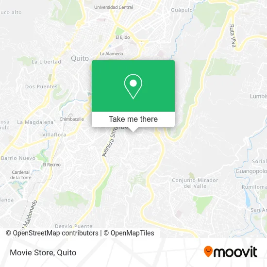 Movie Store map