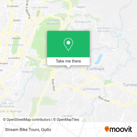 Stream Bike Tours map
