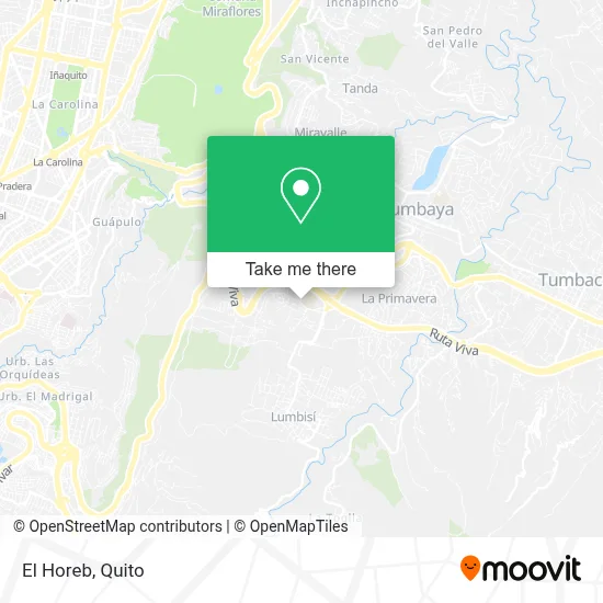 El Horeb map