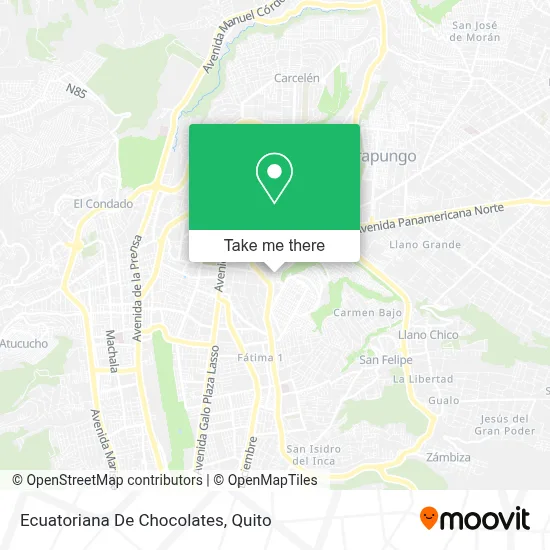 Ecuatoriana De Chocolates map