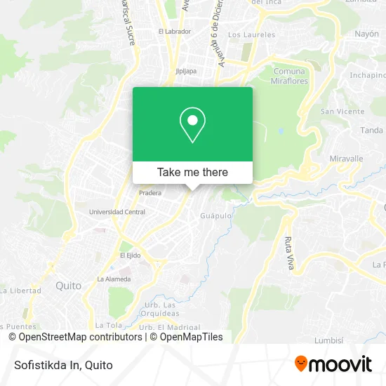 Sofistikda In map