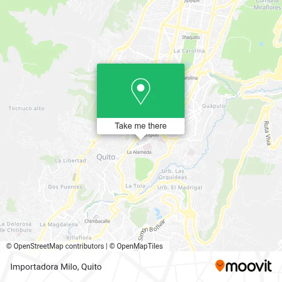 Importadora Milo map