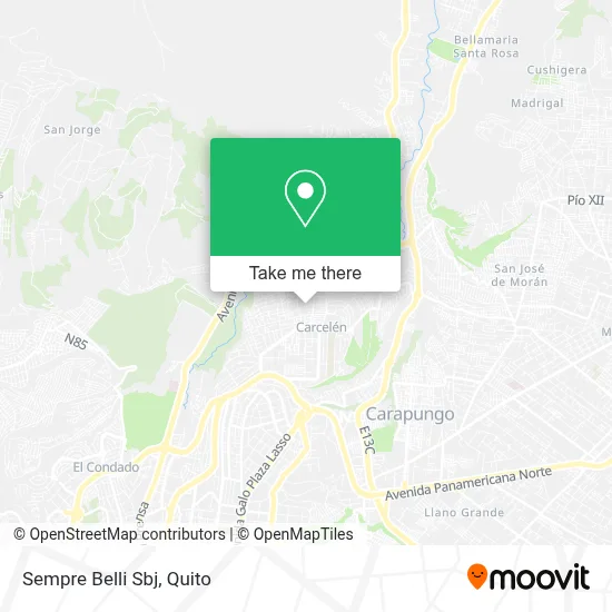 Sempre Belli Sbj map