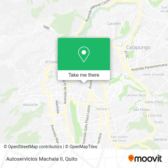 Autoservicios Machala II map