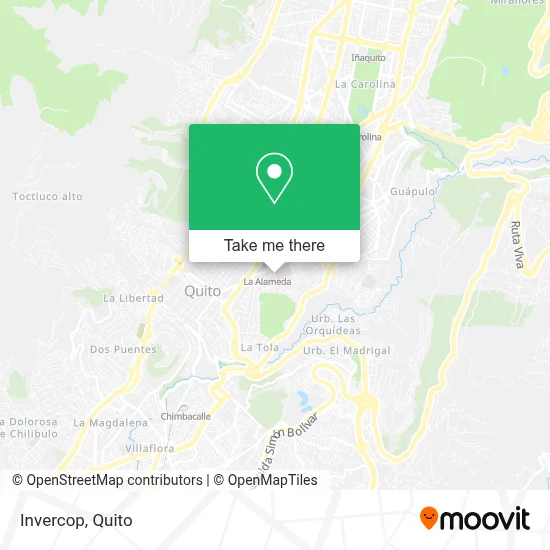 Invercop map