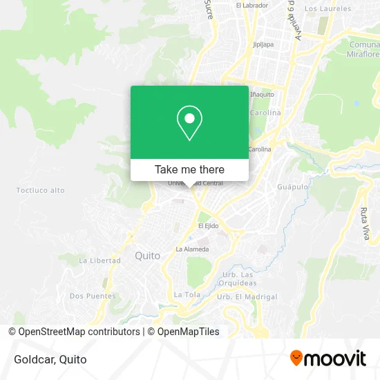 Goldcar map