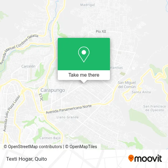 Texti Hogar map