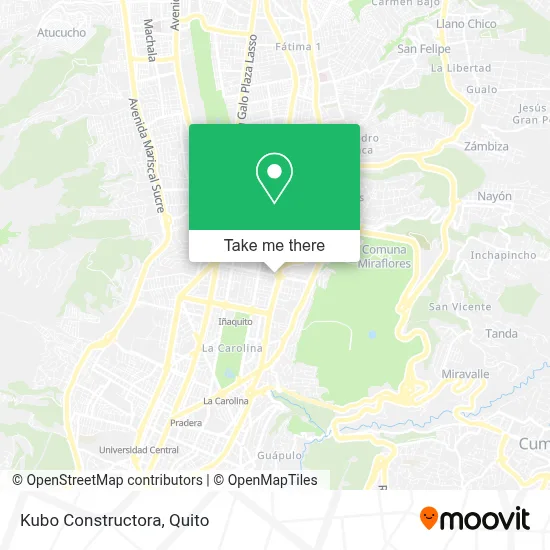 Kubo Constructora map