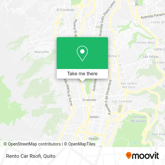 Rento Car Rsofi map