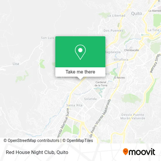 Red House Night Club map