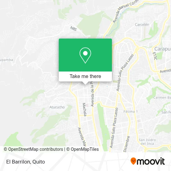 El Barrilon map