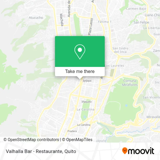 Valhalla Bar - Restaurante map