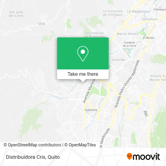 Distribuidora Cris map
