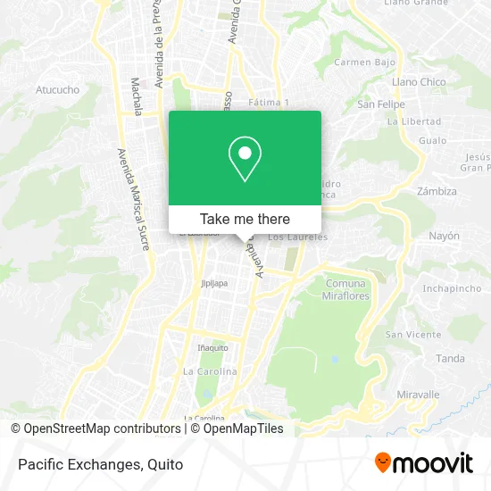 Pacific Exchanges map