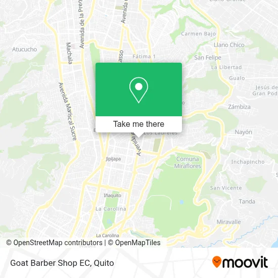 Goat Barber Shop EC map