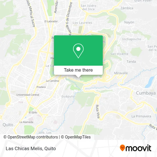Las Chicas Melis map