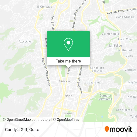 Candy's Gift map