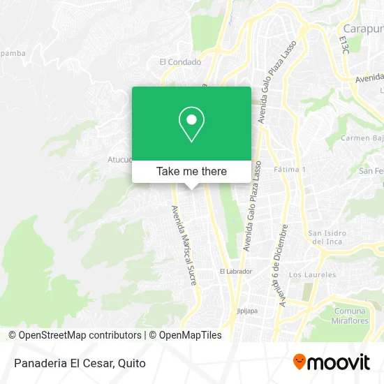 Panaderia El Cesar map