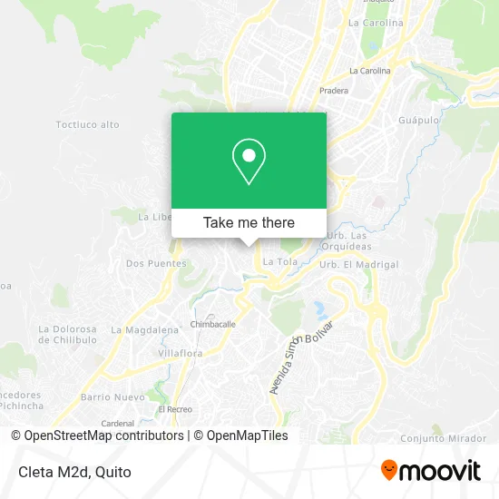 Cleta M2d map