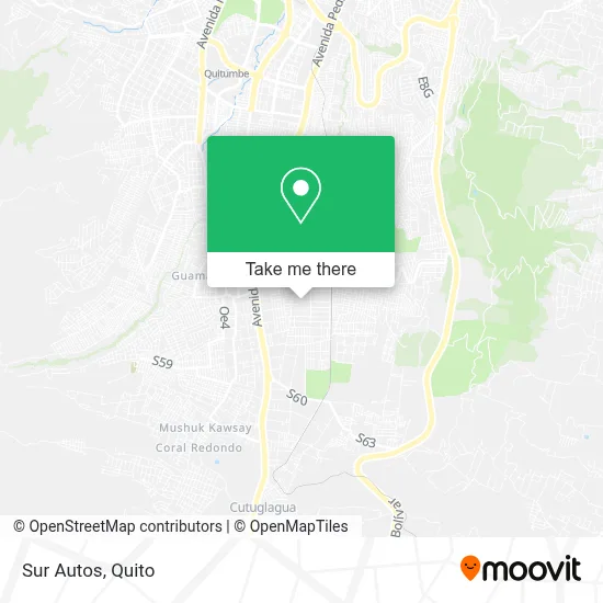 Sur Autos map