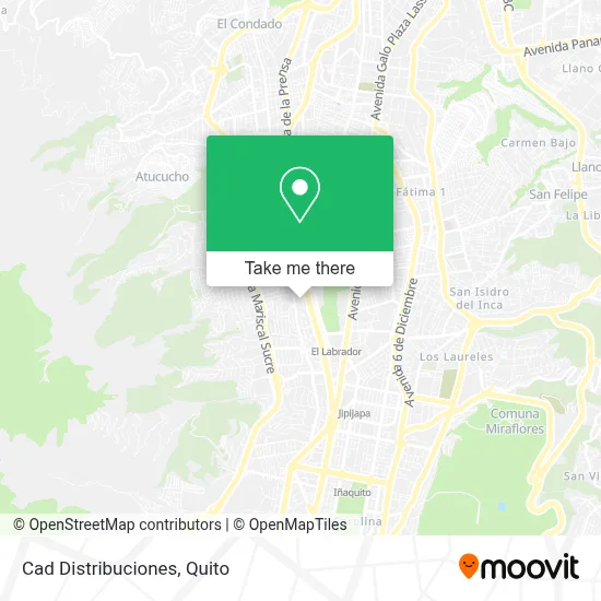 Cad Distribuciones map