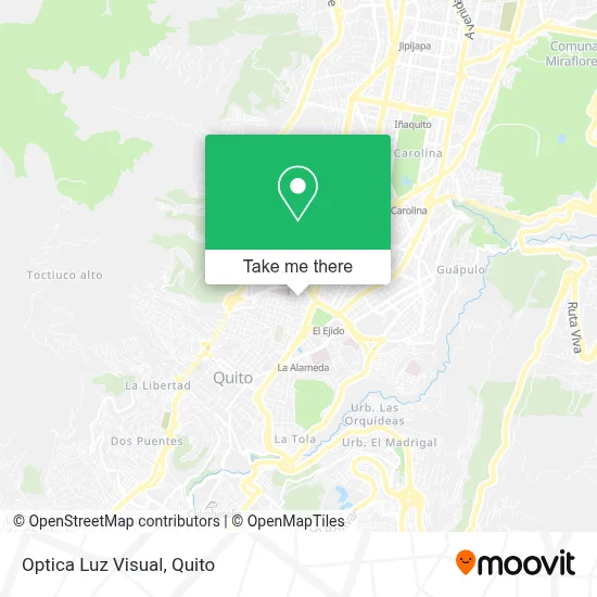 Optica Luz Visual map