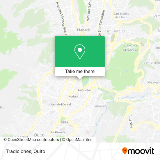 Tradiciones map