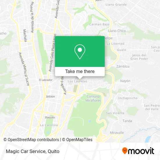 Magic Car Service map