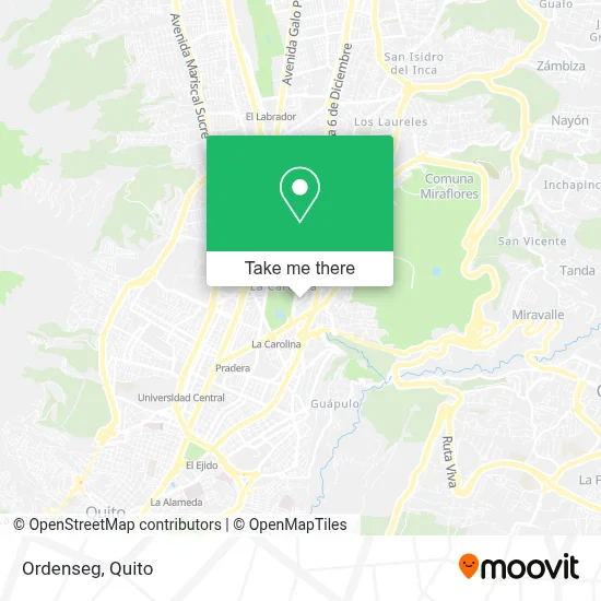 Ordenseg map