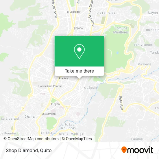 Shop Diamond map